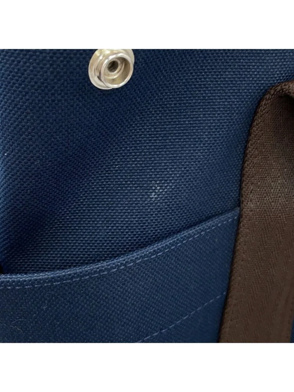 Hermes Sac de Pansage Groom Navy 2-Way Tote Bag
